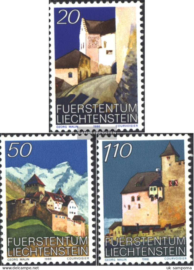 Liechtenstein 896-898 (complete Issue) Unmounted Mint / Never Hinged 1986 Castle Vaduz - Unused Stamps