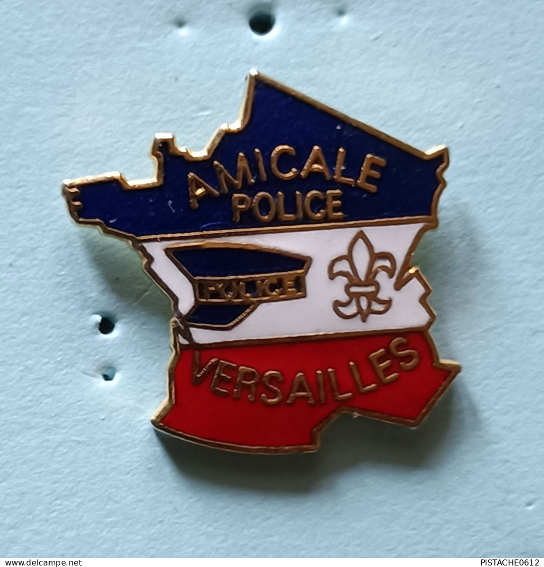 Pin's Amicale Police Versailles Signé MTI - Policia