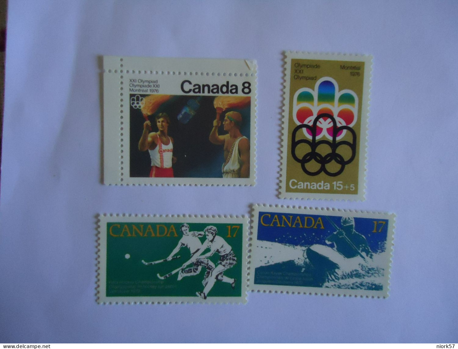 CANADA MNH  4 STAMPS  SPORT  OLYMPIC GAME MONTEAL 1966 - Sommer 1976: Montreal