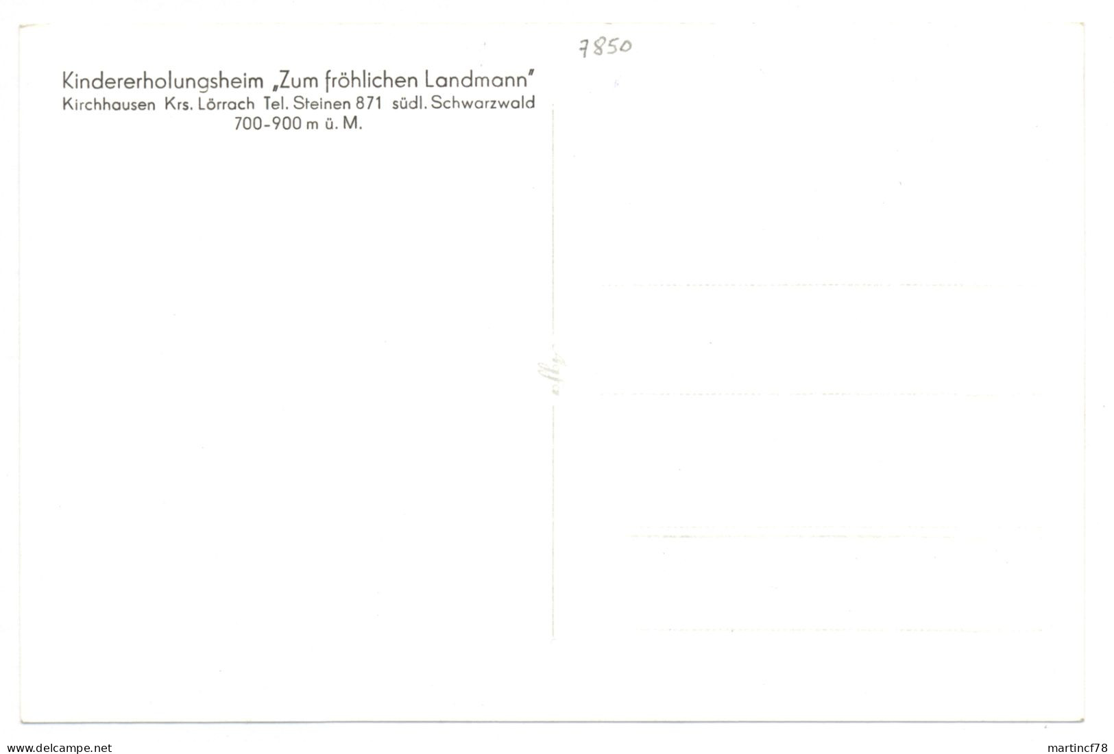 7850 Kirchhausen Krs. Lörrach Kindererholungsheim Zum Fröhlichen Landmann - Loerrach