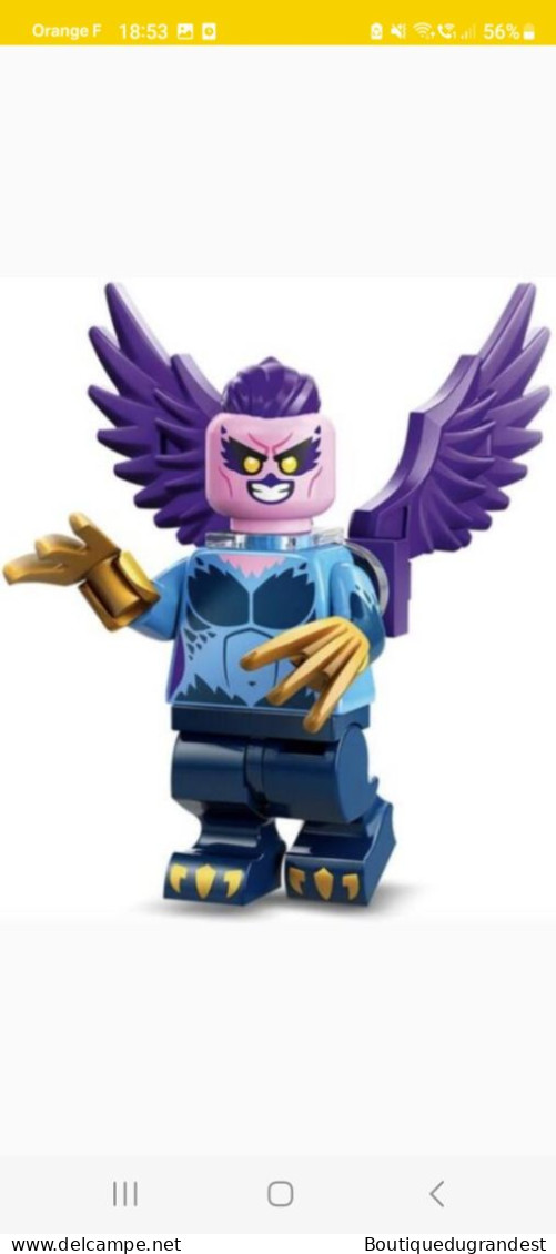 Minifigure Lego Série Figurine Série 25 Le Harpy 9 Neuf - Figurines