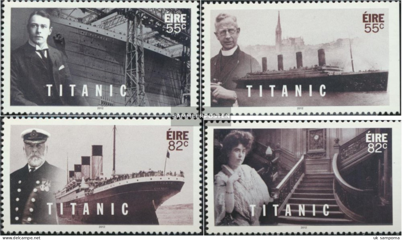 Ireland 2008-2011 (complete Issue) Unmounted Mint / Never Hinged 2012 Downfall The Titanic - Unused Stamps