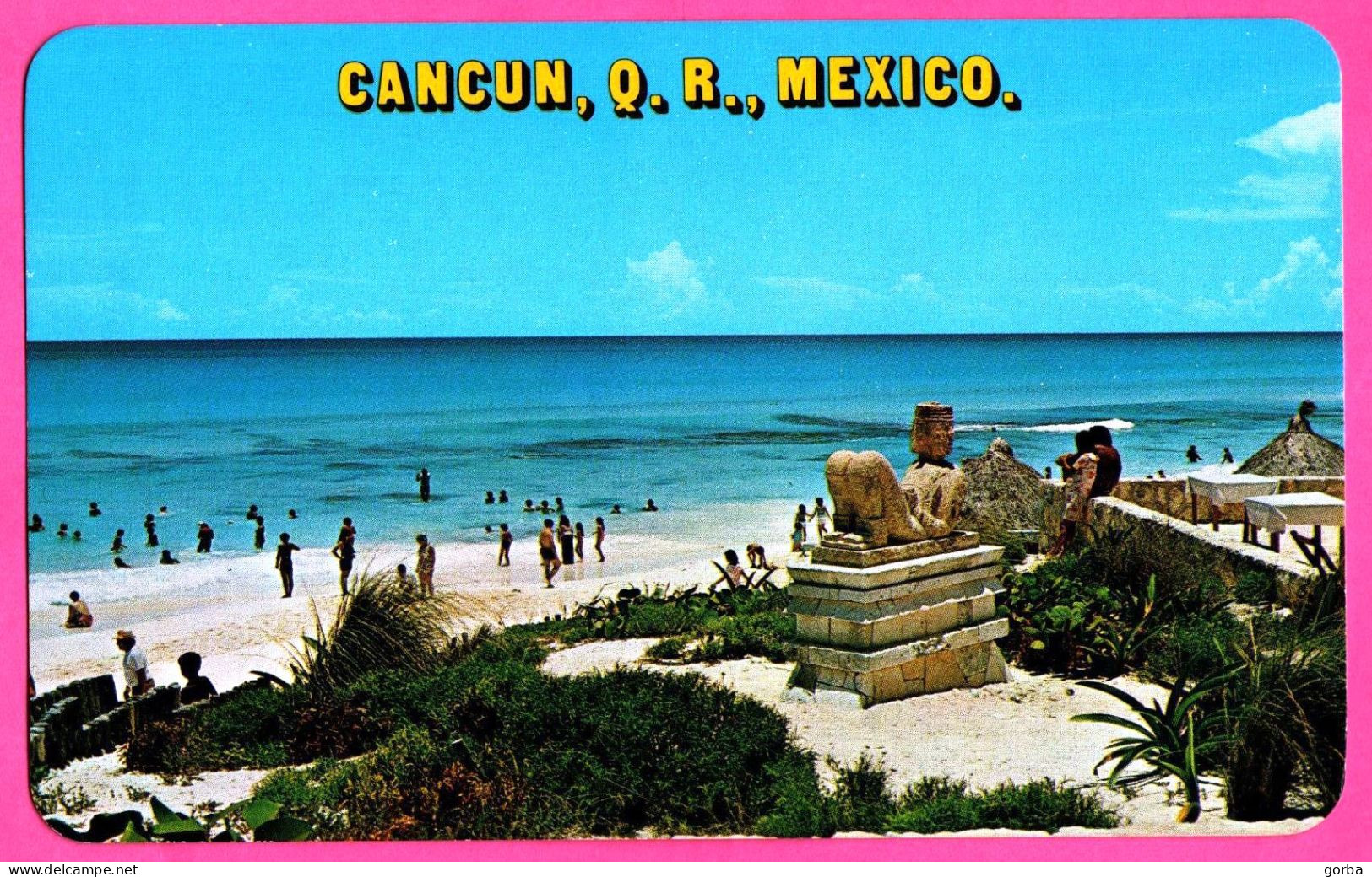 *CPM - MEXIQUE - CANCUN - Plage Chac-Mool - Mexique