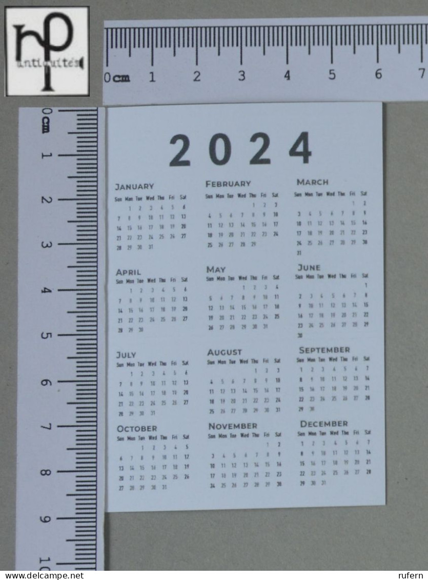 CALENDARS  - COGUMELOS - 2024 - 2 SCANS  - (Nº58770) - Klein Formaat: 2001-...