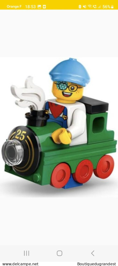 Minifigure Lego Série Figurine Série 25 Kid Train 10 Neuf - Figuren