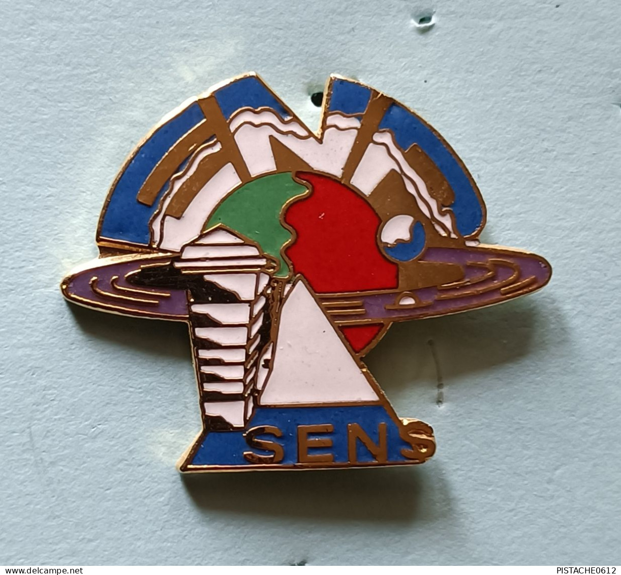 Pin's ENP Sens école Nationale De Police - Police