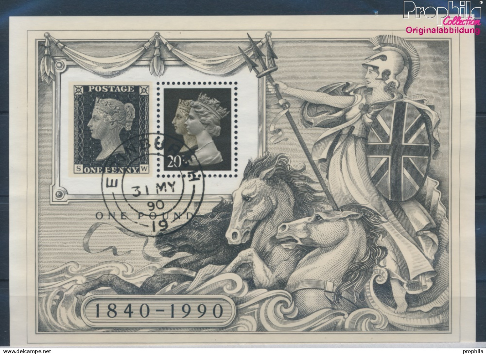 Großbritannien Block6 (kompl.Ausg.) Gestempelt 1990 150 Jahre Briefmarken (10343805 - Usati