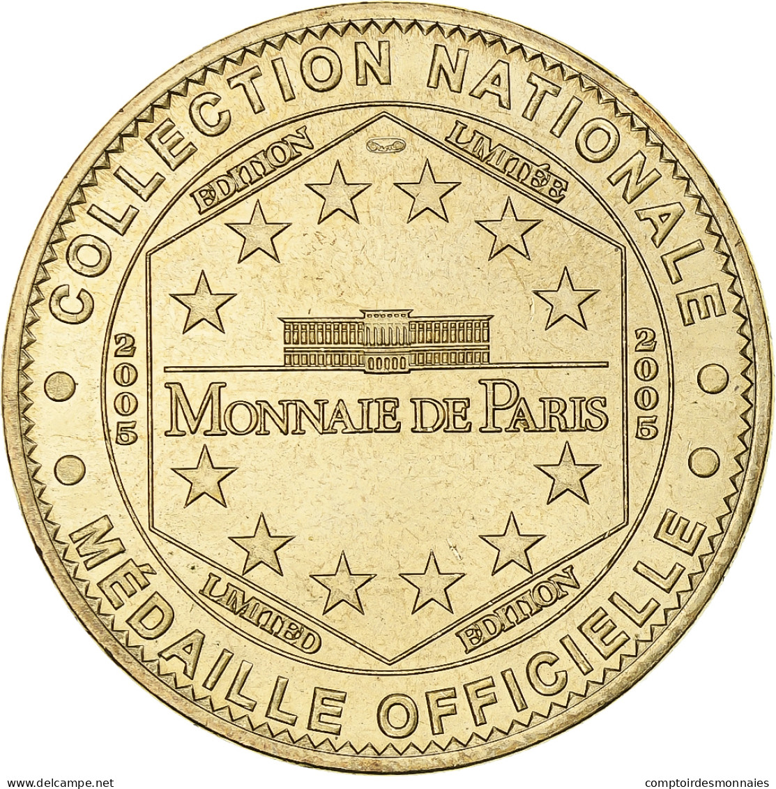 France, Tourist Token, Musée Des Blindés, 2005, MDP, Or Nordique, SUP+ - Other & Unclassified