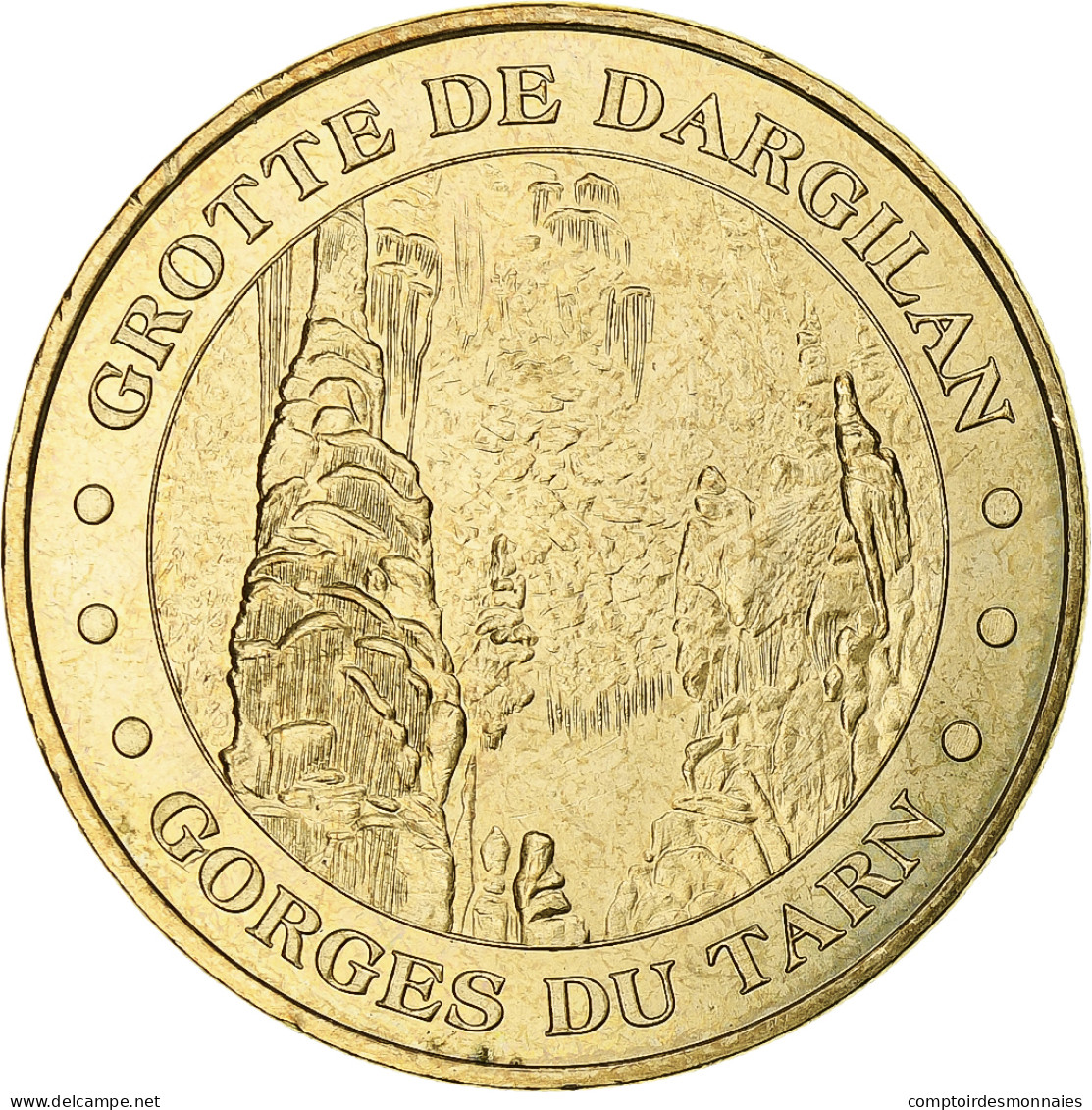 France, Tourist Token, Grotte De D'Argilan/Gorges Du Tarn, 2008, MDP - Autres & Non Classés