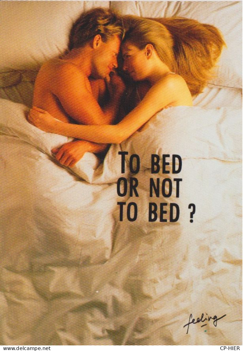 COUPLE DANS UN LIT - TO BED OR NO TO BED - AMOUREUX SOUS LA COUETTE - Couples