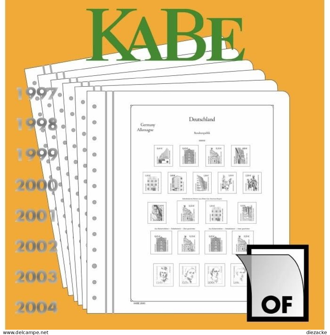 Kabe Bi-collect Bund 1990-92 Vordrucke Neuwertig (Ka221 W - Pre-Impresas