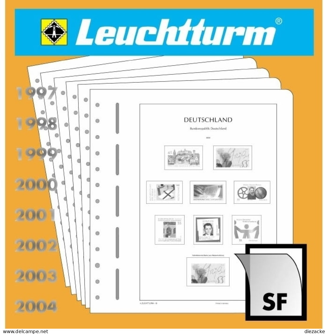 Leuchtturm Uno New York 2010 Vordrucke Neuwertig (Lt190 D - Pré-Imprimés