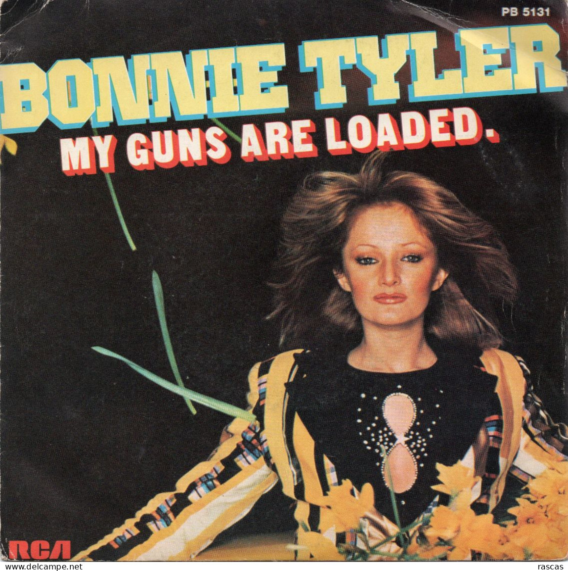 DISQUE VINYL 45 T DE LA CHANTEUSE BRITANNIQUE BONNIE TYLER - MY GUNS ARE LOADED - Other - English Music