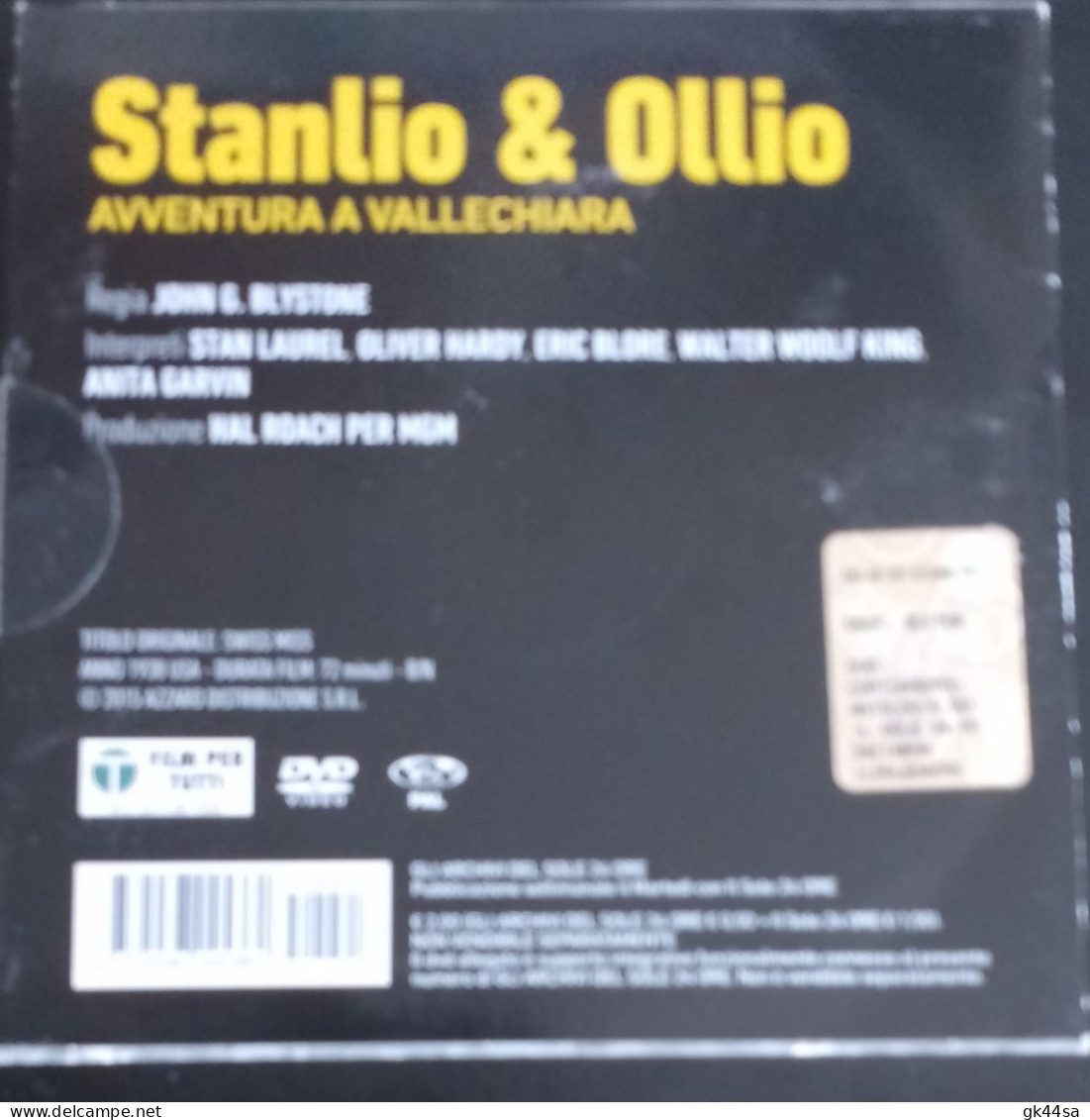 STANLIO & OLLIO "AVVENTURA A VALLECHIARA" - DVD VIDEO - Children & Family