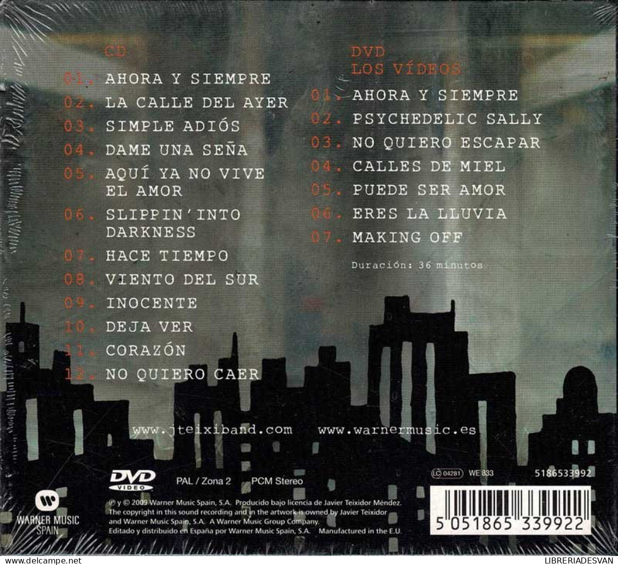 J. Teixi Band - Hazme Una Seña. CD + DVD - Rock