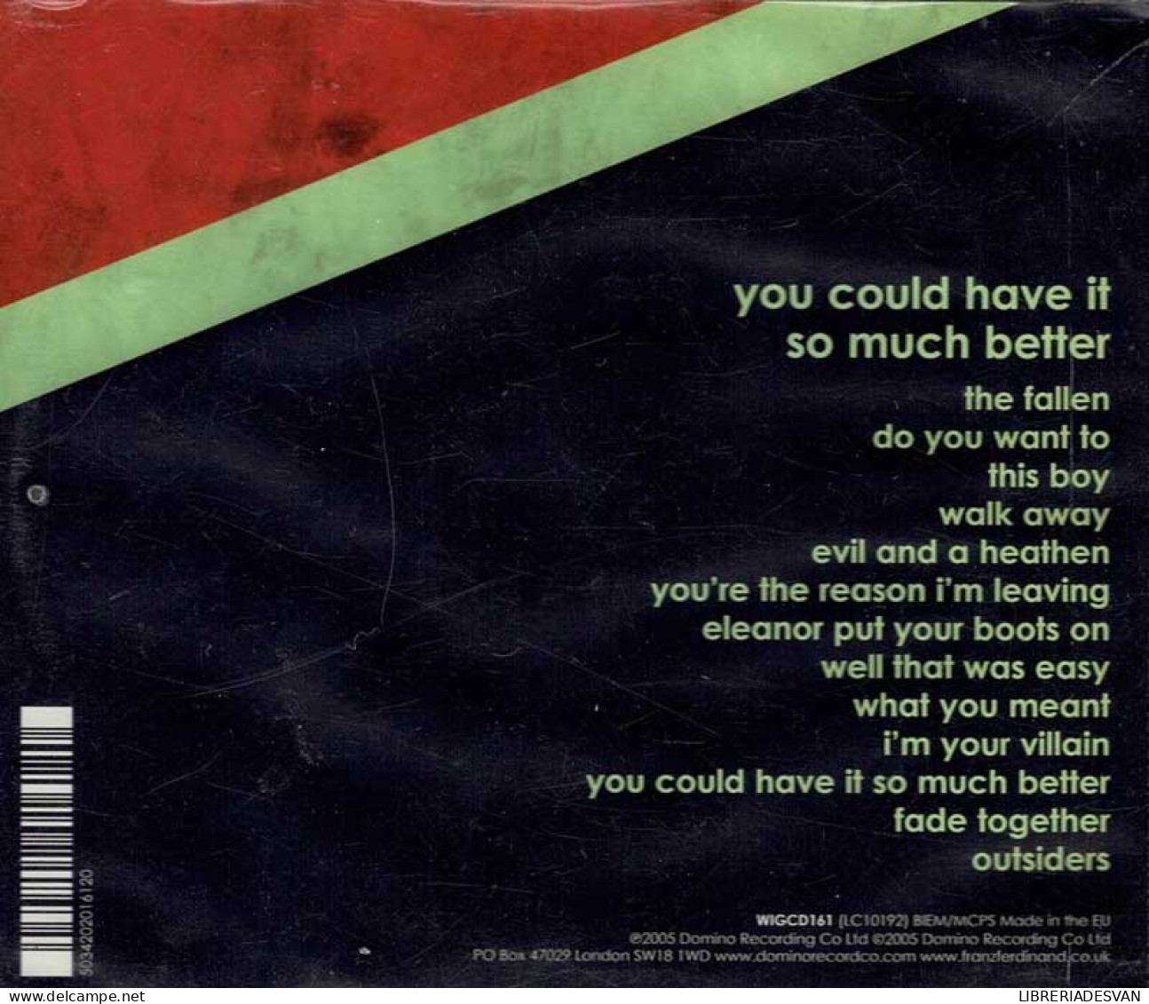 Franz Ferdinand - You Could Have It So Much Better. CD - Rock