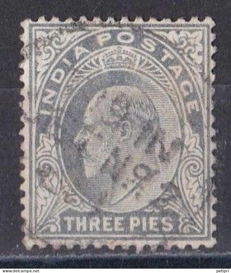 Inde Anglaise  1902-1911 Roi Edouard VII   Y&T  N °  57   Oblitéré - 1902-11 Koning Edward VII