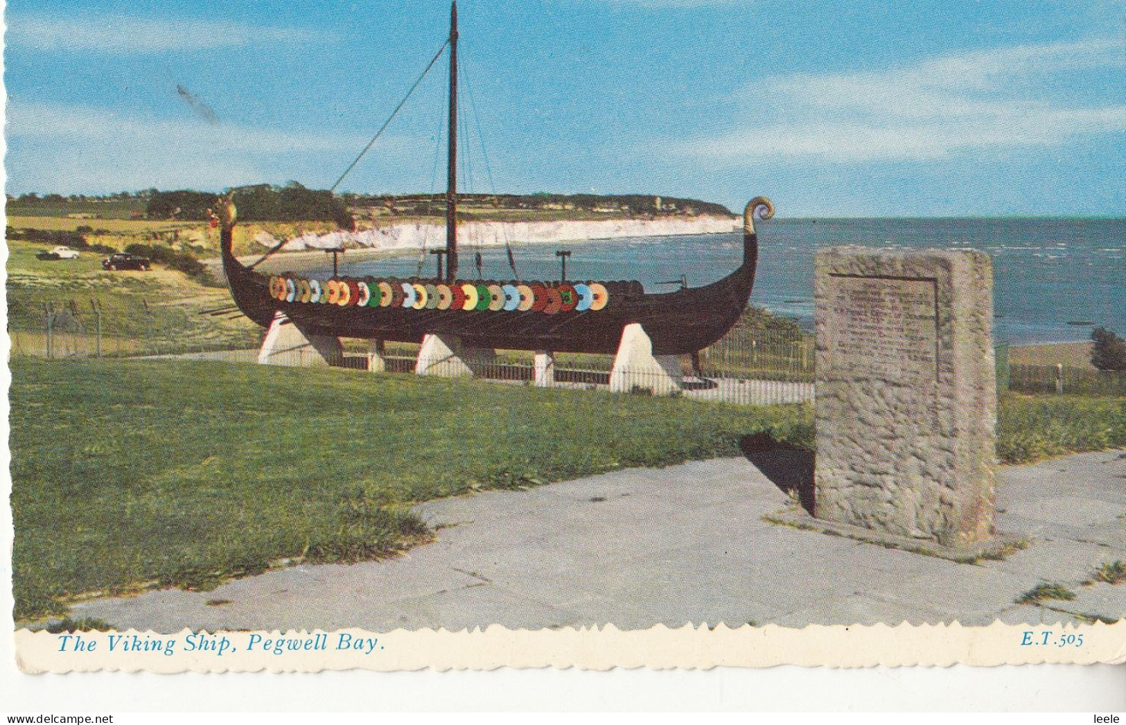 CN57. Postcard. The Viking Ship, Pegwell Bay, Kent. - Autres & Non Classés