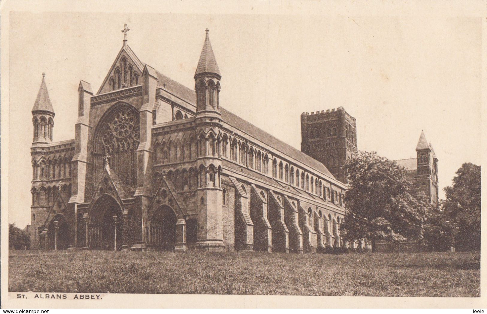 CN36. Vintage Postcard. St. Albans Abbey. Hertfordshire - Hertfordshire