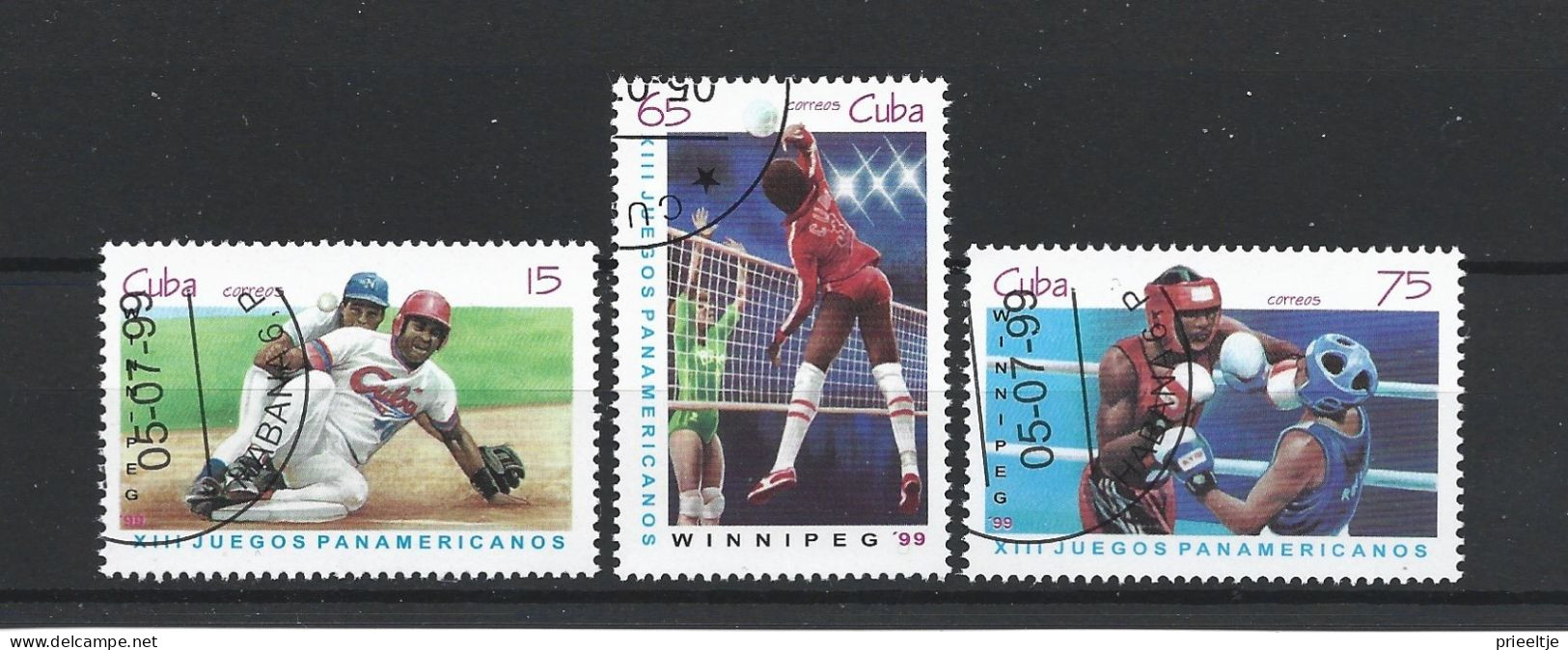 Cuba 1999 Sports Y.T. 3806/3808 (0) - Used Stamps