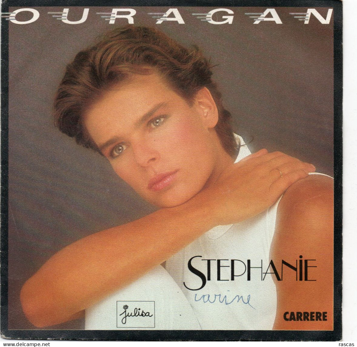 DISQUE VINYL 45 T DE LA CHANTEUSE STEPHANIE DE MONACO - OURAGAN - Autres - Musique Française