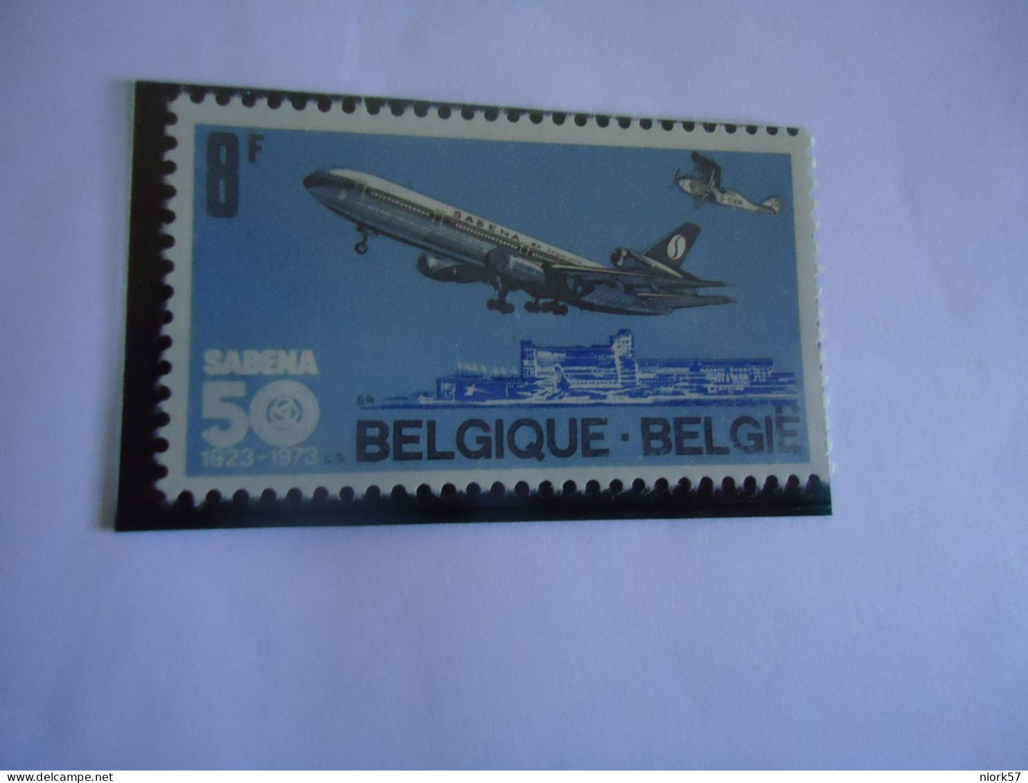 BELGIUM  MNH    STAMPS AIRPLANES 1973 - Aviones