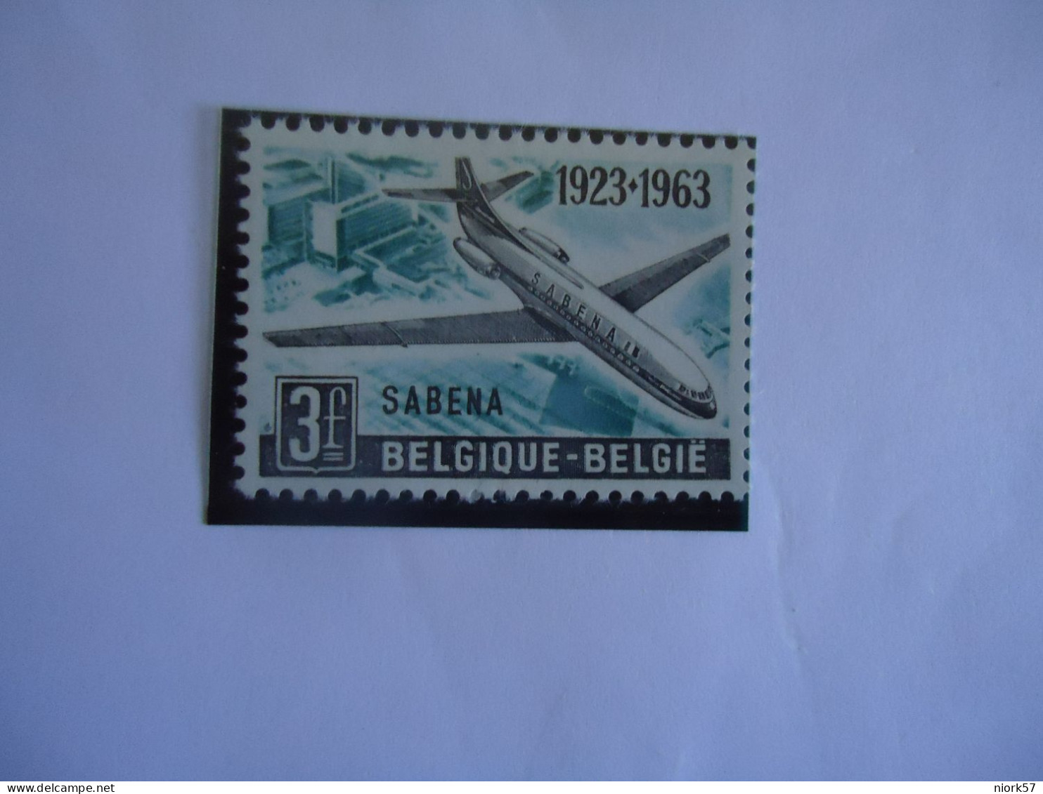 BELGIUM  MNH  STAMPS AIRPLANES  1963 - Flugzeuge