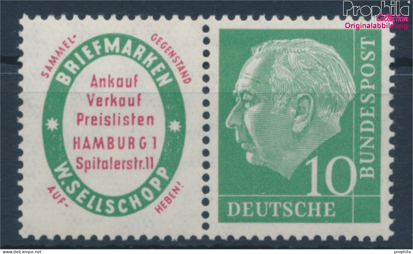 BRD W4 Postfrisch 1955 Heuss (10343512 - Nuovi