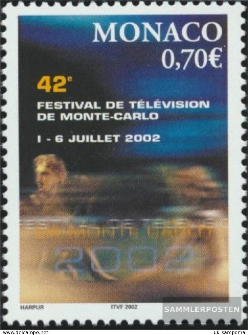 Monaco 2604 (complete Issue) Unmounted Mint / Never Hinged 2002 Fernsehfestival - Unused Stamps