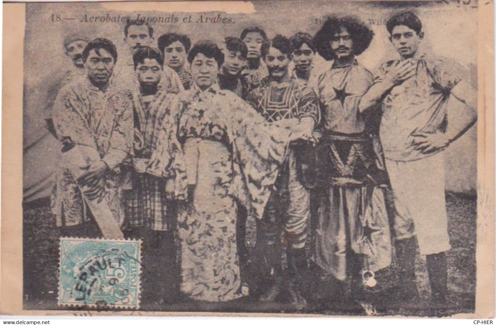 THEME SPECTACLE - CIRQUE BUFFALO BILL'S WILD WEST - LES ACROBATES JAPONAIS ET ARABES  1905 - Circus