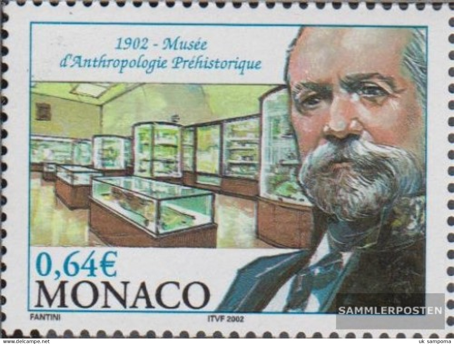 Monaco 2590 (complete Issue) Unmounted Mint / Never Hinged 2002 Museum For Prehistoric Anthropol - Unused Stamps