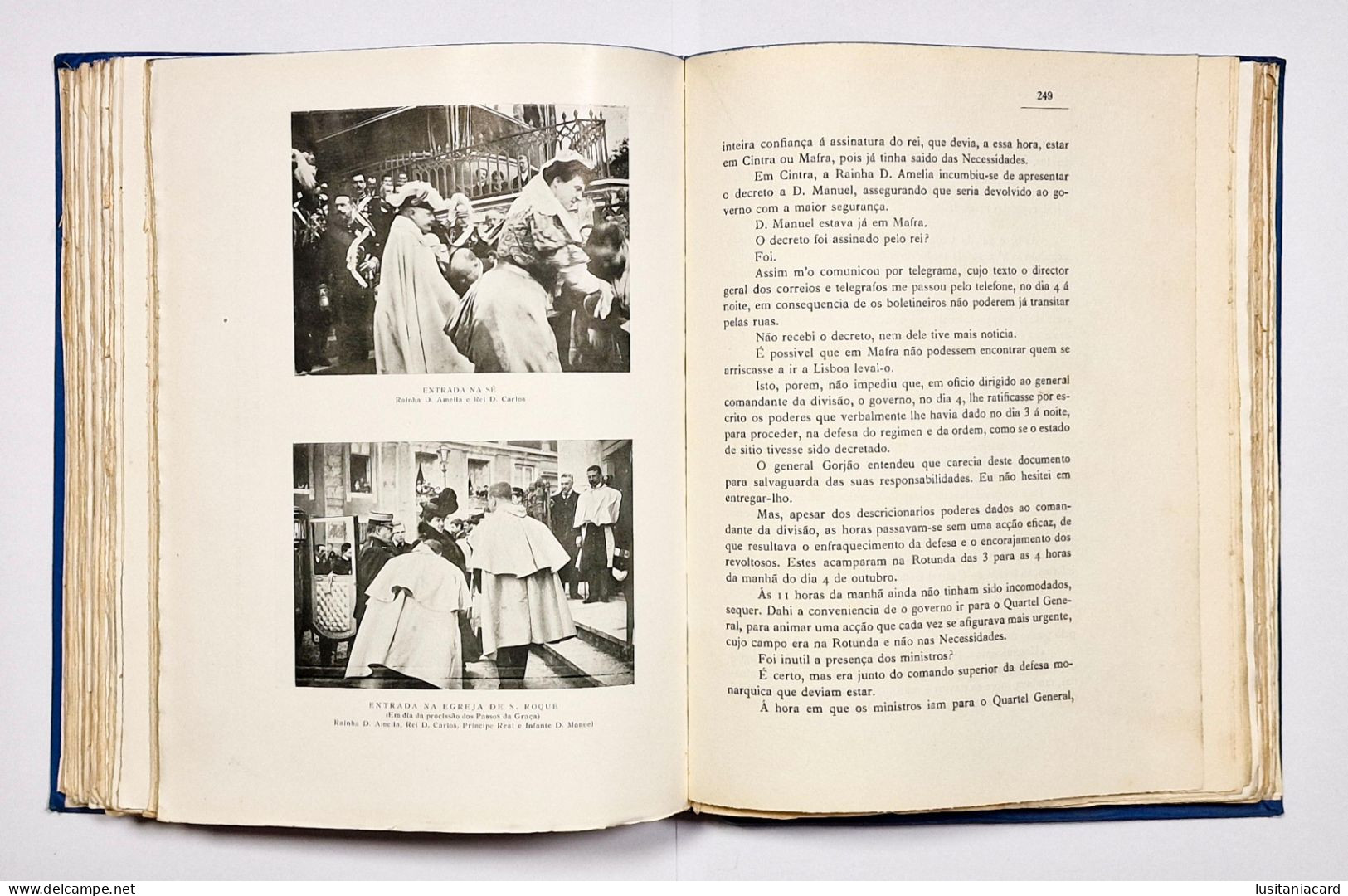 RAINHA D. AMÉLIA - Rainha E Médica -  Por Ayres De Sá( Ed. Tipographia Da Parceria A. M. Pereira - 1928) - Old Books