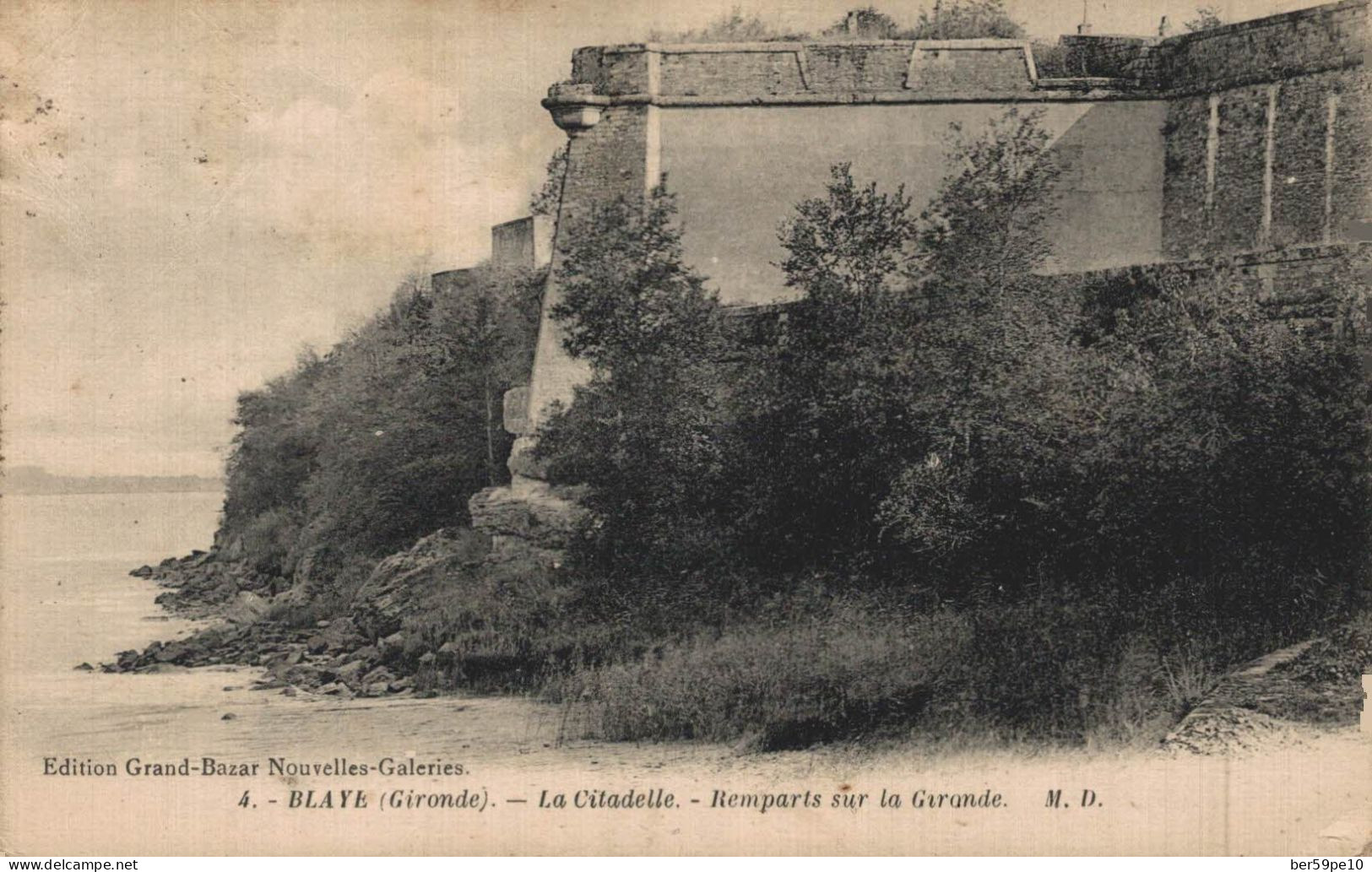 33 BLAYE CITADELLE REMPARTS SUR LA GIRONDE - Blaye