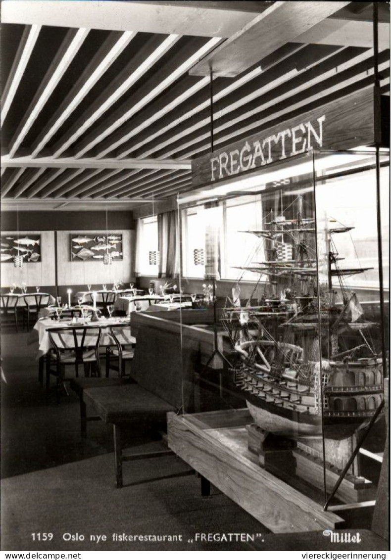 ! Postcard Oslo Restaurant Fregatten, Norway, Norwegen - Norvegia