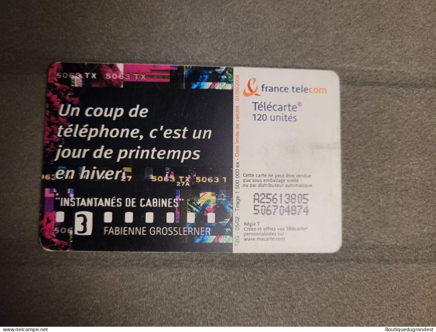 Télécarte 120 Unités - Non Classificati