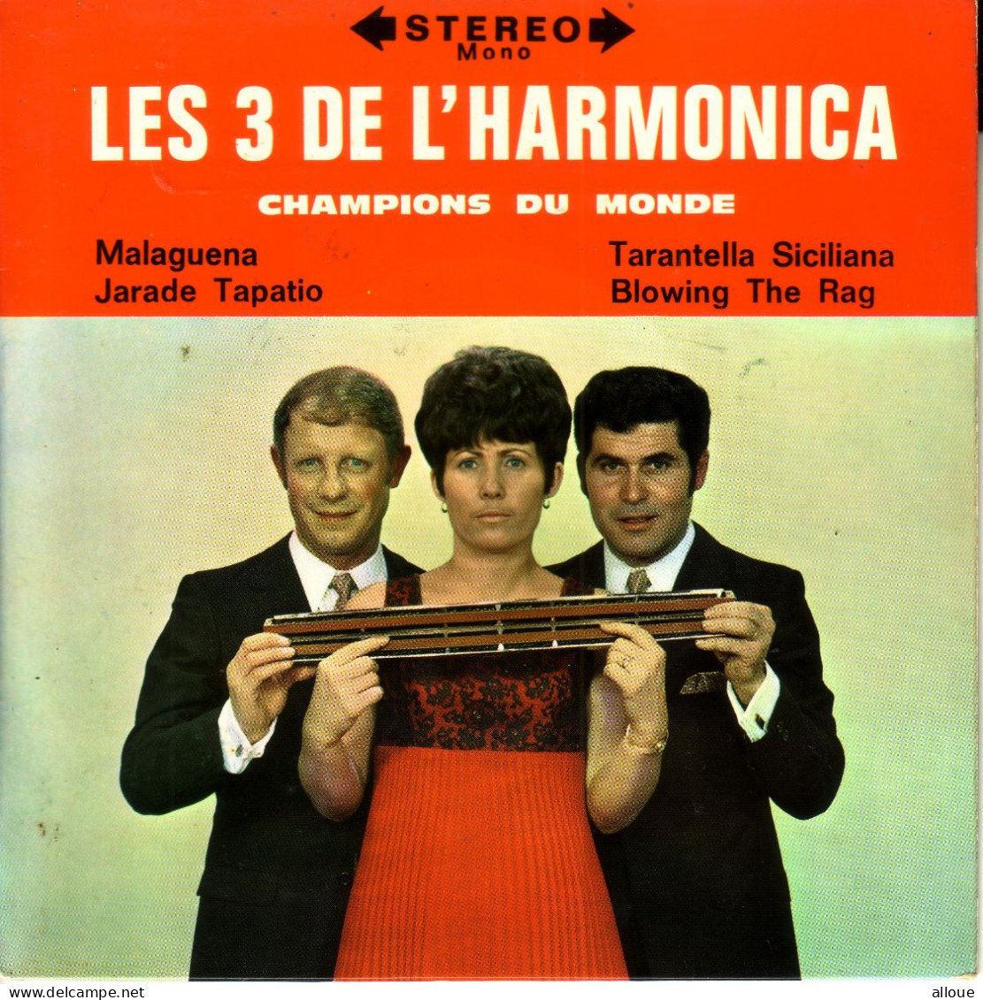 LES 3 DE L'HARMONICA - FR EP - TARANTELLA SICILIANA + 3 - Wereldmuziek
