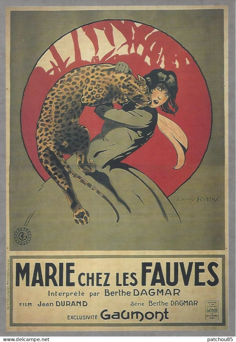 CPM   Affiches De Cinéma  Marie Chez Les Fauves Film De Jean Durand Avec Berthe Dagmar - Affiches Sur Carte