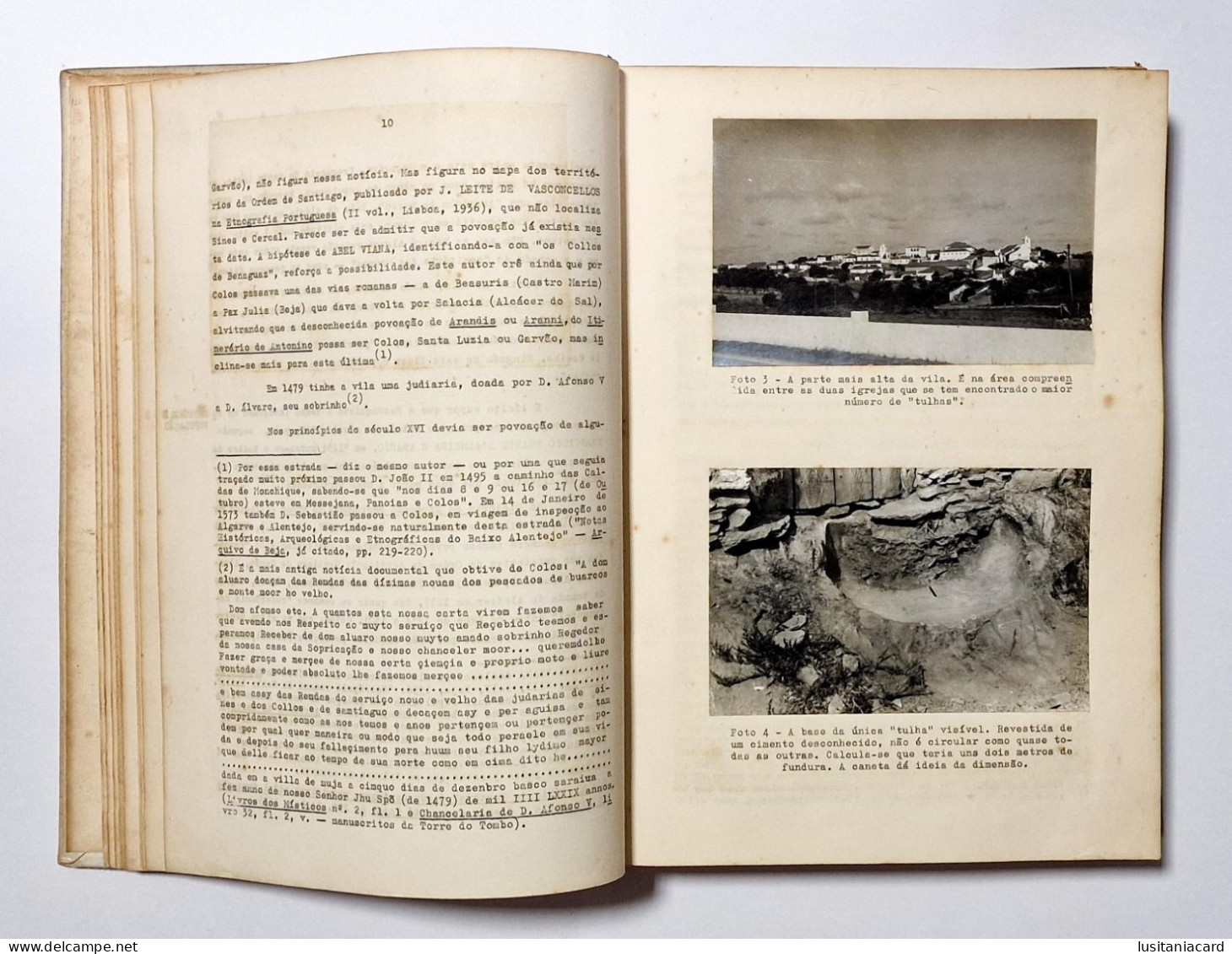 ALENTEJO-MONOGRAFIAS - Colos ( Alentejo) - Elementos Monograficos(Aut:Antonio Machado Guerreiro -1968) - Libros Antiguos Y De Colección