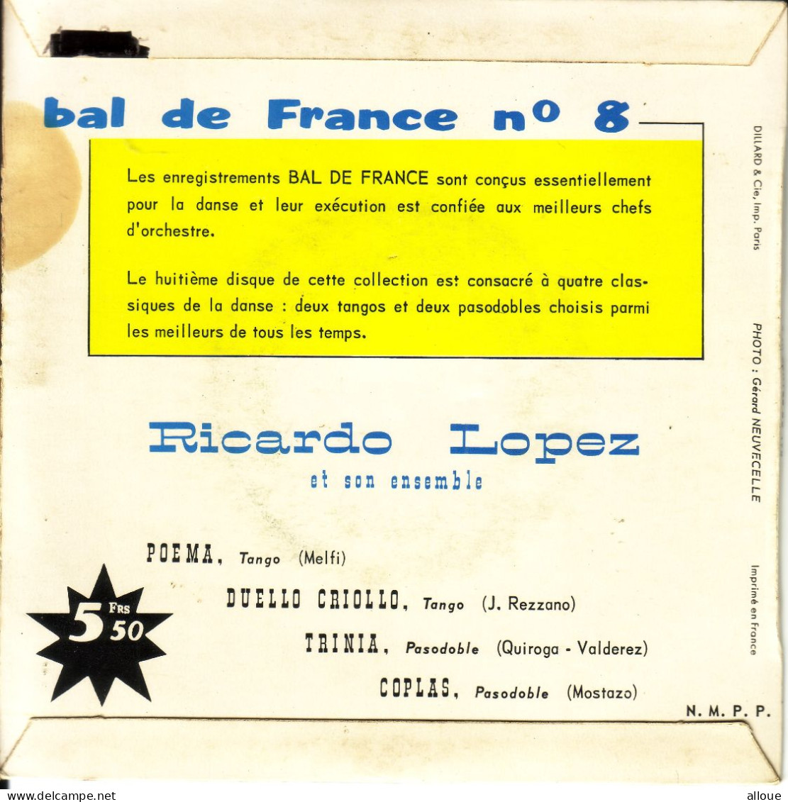 RICARDO LOPEZ - FR EP - POEMLA + 3 - Musiche Del Mondo