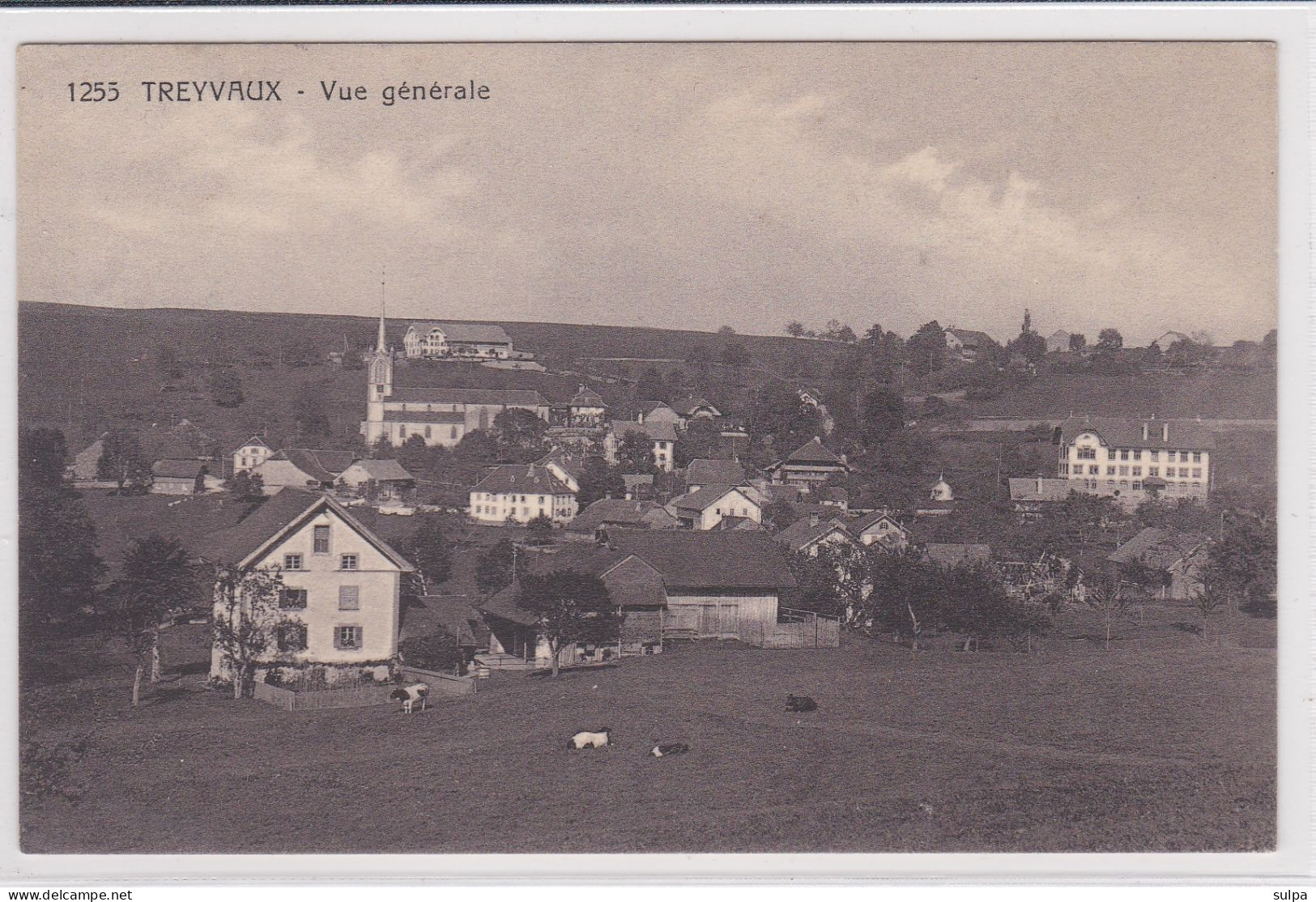 Treyvaux , Vue Générale Avant 1928. - Other & Unclassified