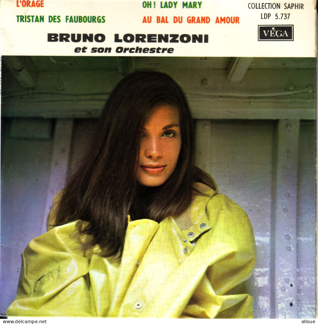 BRUNO LORENZONI - FR EP - L'ORAGE + 3 - Musiche Del Mondo