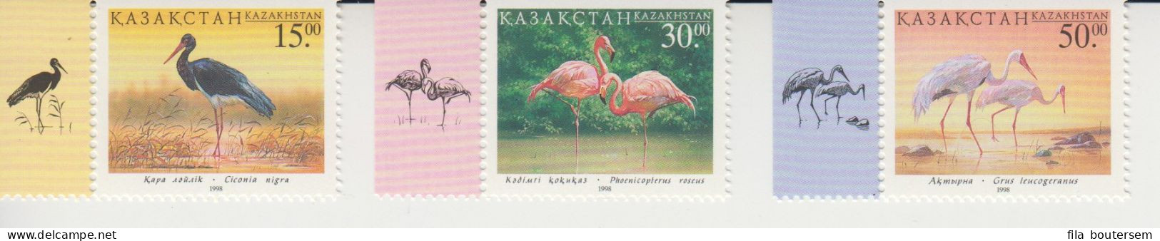 KAZAKHSTAN : 31-07-1998 Birds - Kazajstán