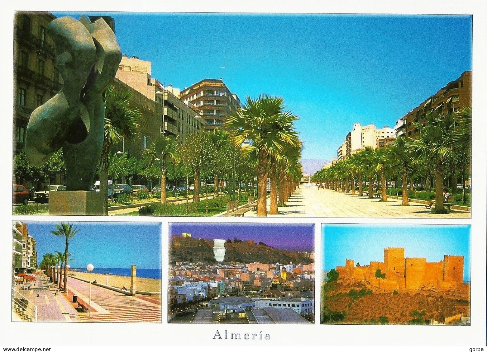 *CPM - ESPAGNE - ANDALOUSIE - ALMERIA - Multivues - - Almería