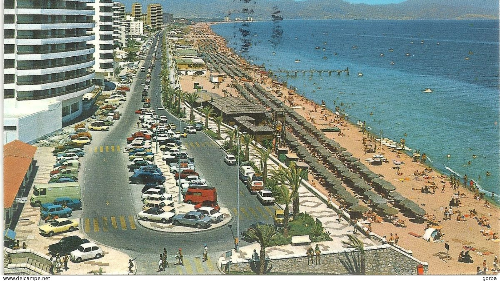 *CPM  - ESPAGNE - ANDALOUSIE - TORREMOLINOS - Promenade Maritime - Málaga