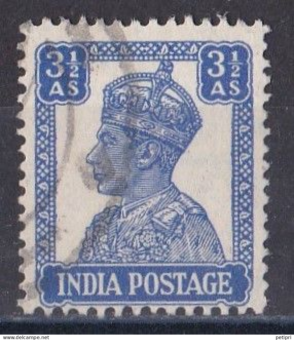 Inde Anglaise  1936-1947  Roi Georges Vi   Y&T  N ° 169  Oblitéré - 1936-47  George VI