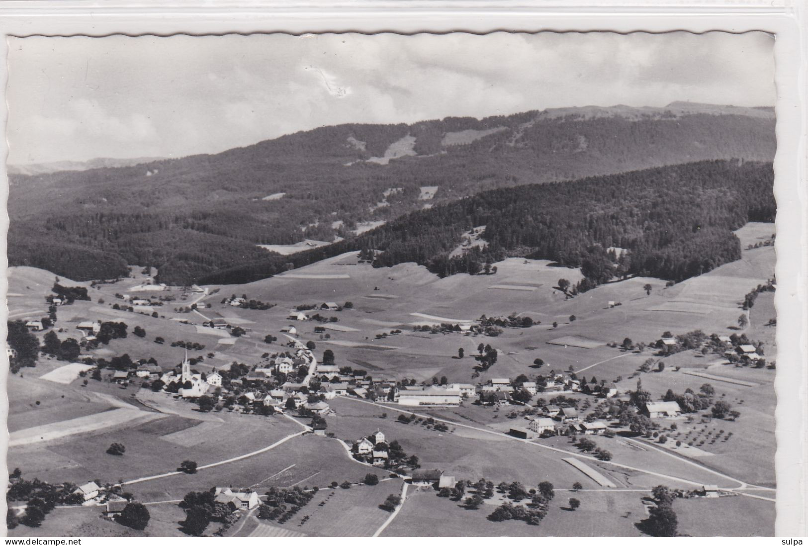 Treyvaux , Vue Générale . Carte-photo - Other & Unclassified