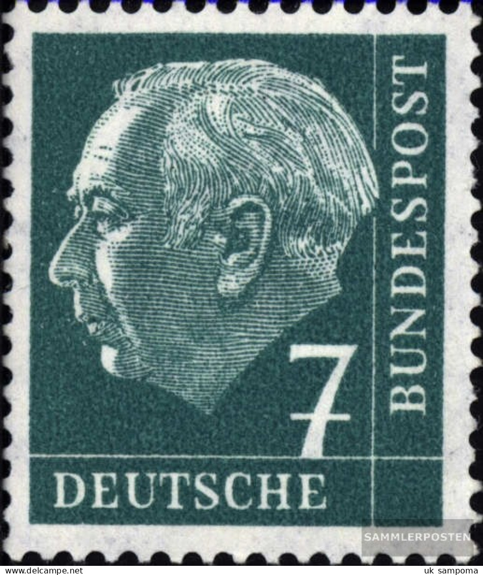 FRD (FR.Germany) 181x R With Counting Number Unmounted Mint / Never Hinged 1954 Heuss - Unused Stamps