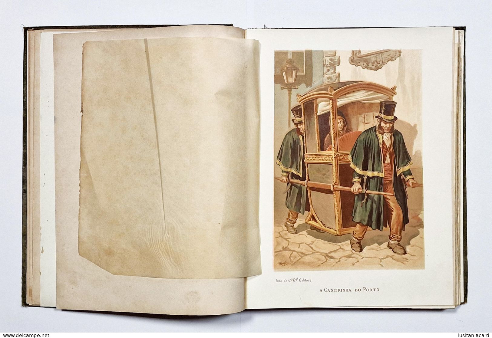 ALBUM DE COSTUMES PORTUGUEZES - Cincoenta Chromos (RARO)( Ed. David Corazzi - 1888 / Ed. Typ.Horas Romanticas) - Old Books