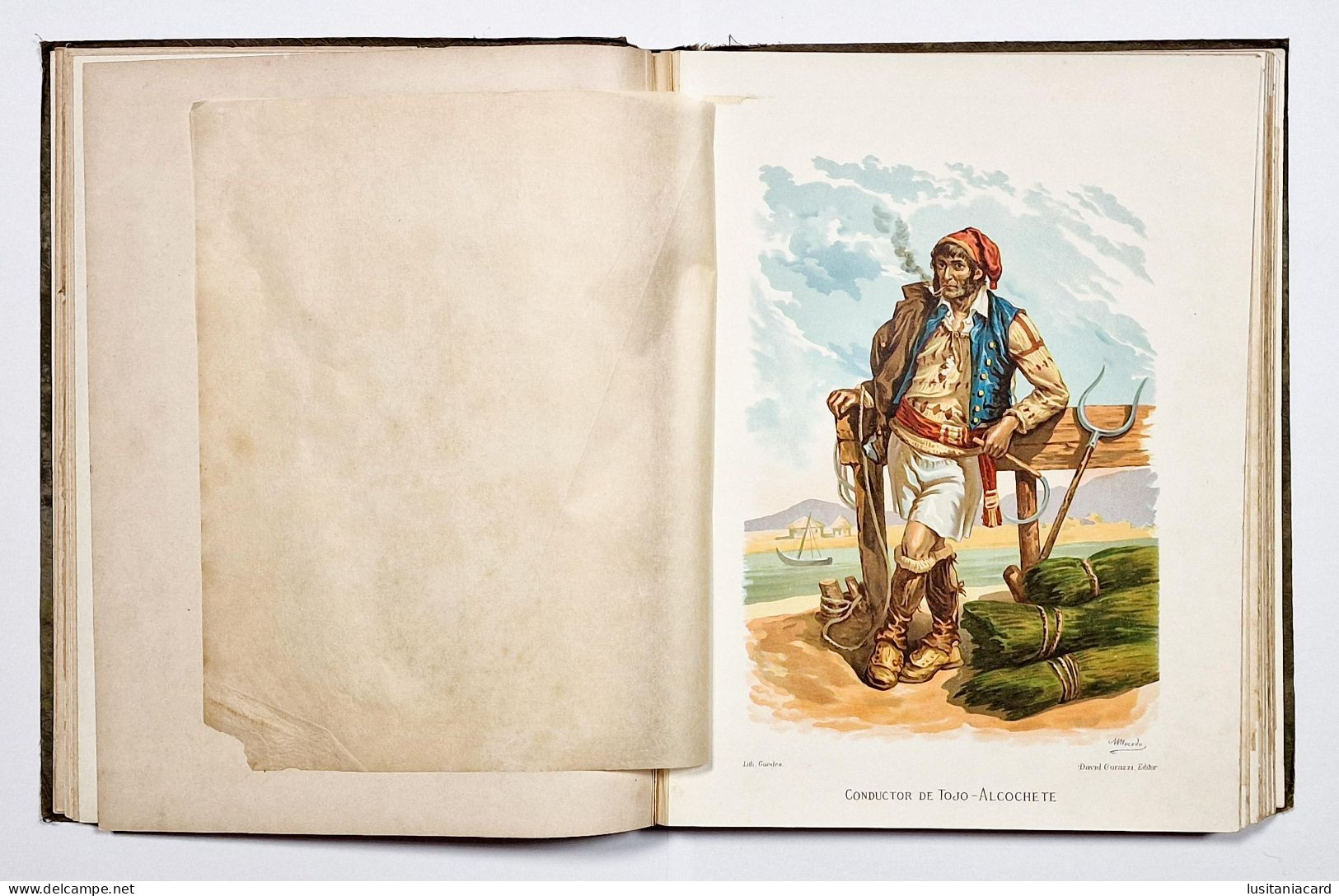 ALBUM DE COSTUMES PORTUGUEZES - Cincoenta Chromos (RARO)( Ed. David Corazzi - 1888 / Ed. Typ.Horas Romanticas)