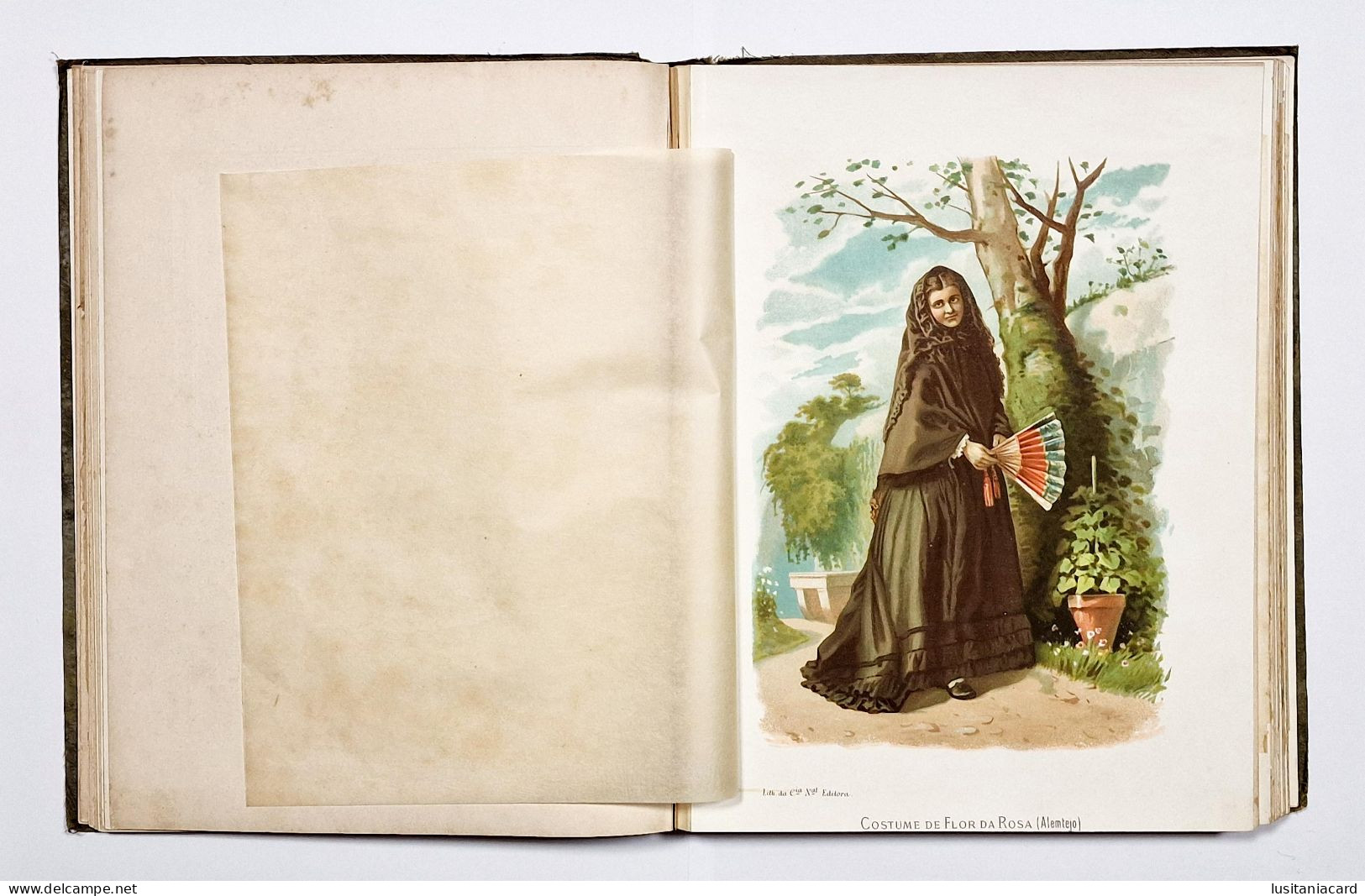 ALBUM DE COSTUMES PORTUGUEZES - Cincoenta Chromos (RARO)( Ed. David Corazzi - 1888 / Ed. Typ.Horas Romanticas)